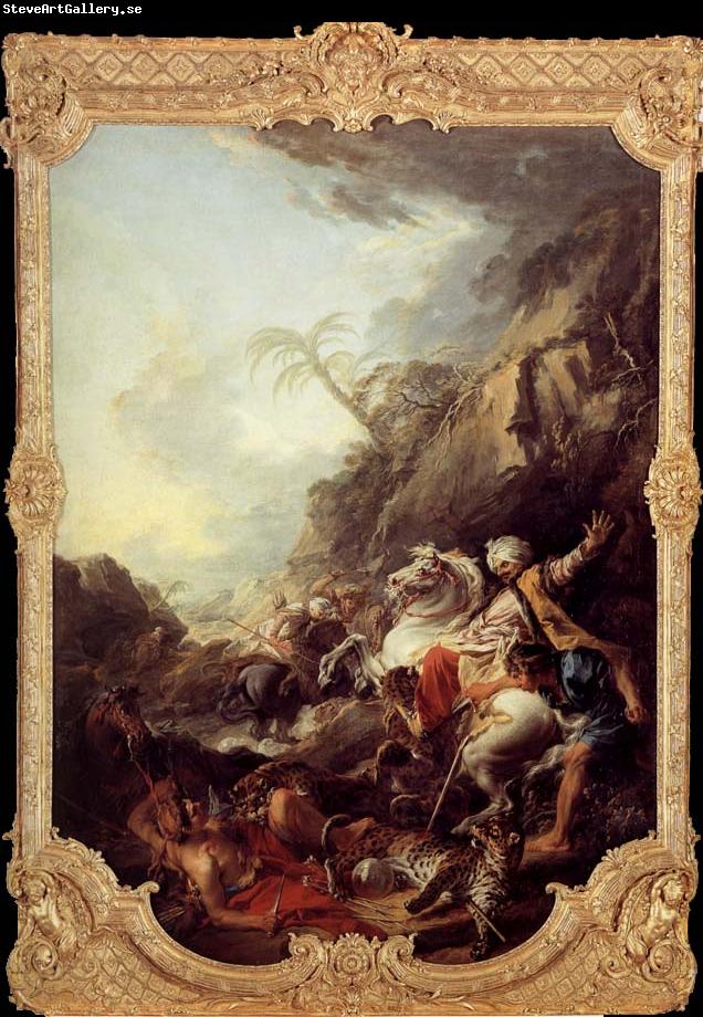 Francois Boucher Leopard Hunt